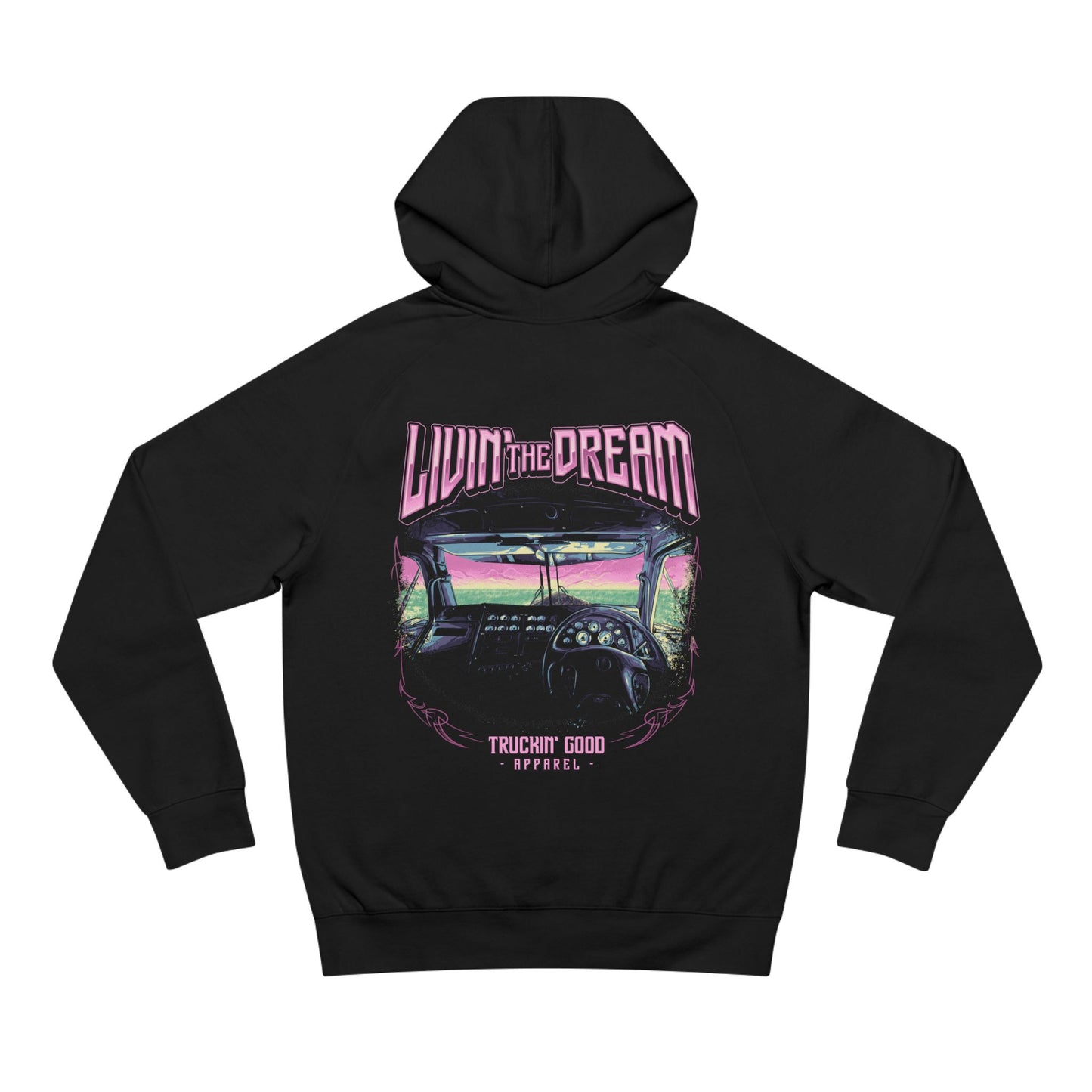 Livin' The Dream Hoodie Pink