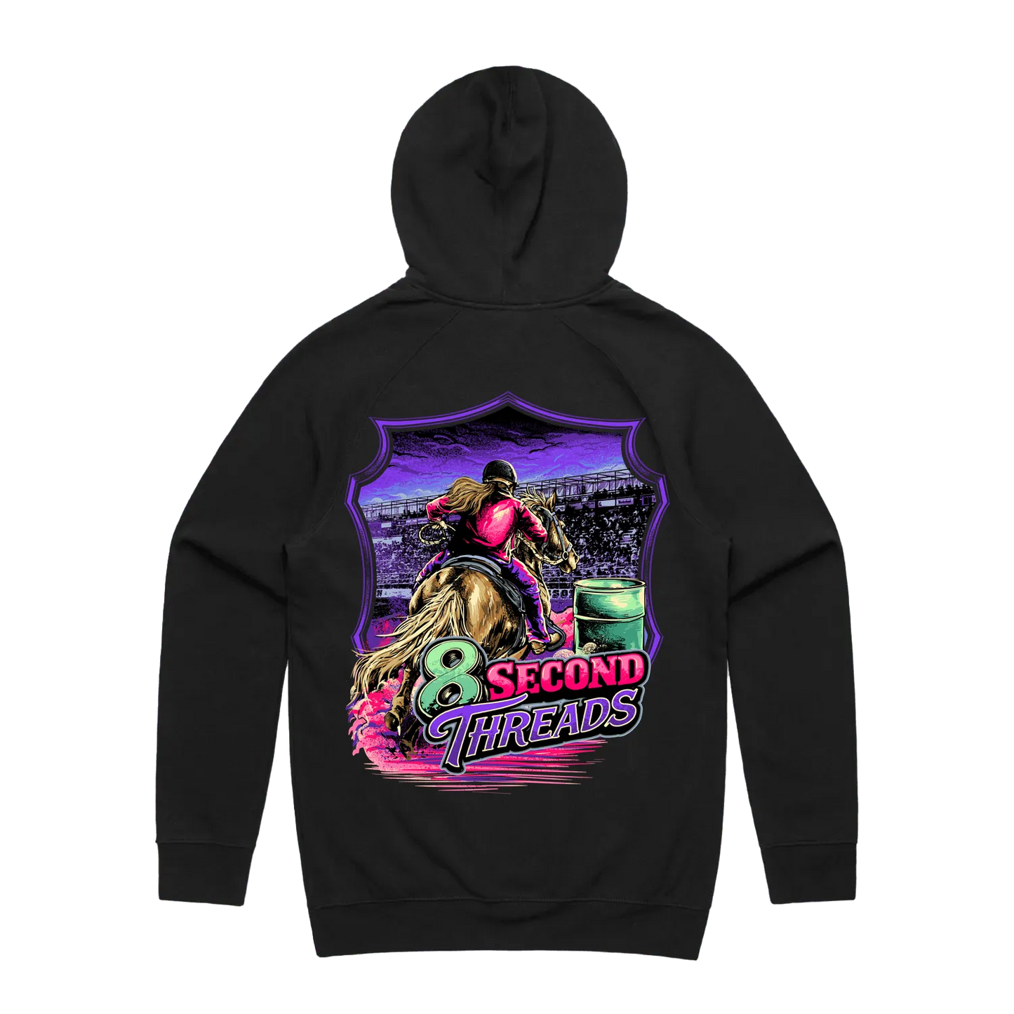 8 Second Threads Barrel Racing Hoodie