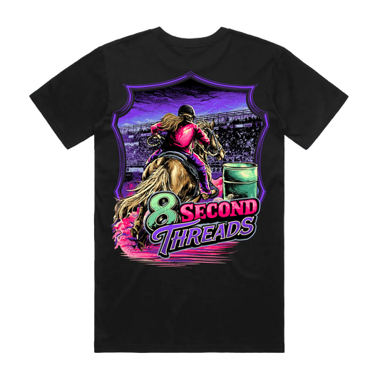 8 Second Threads Barrel Racing Mens Tee