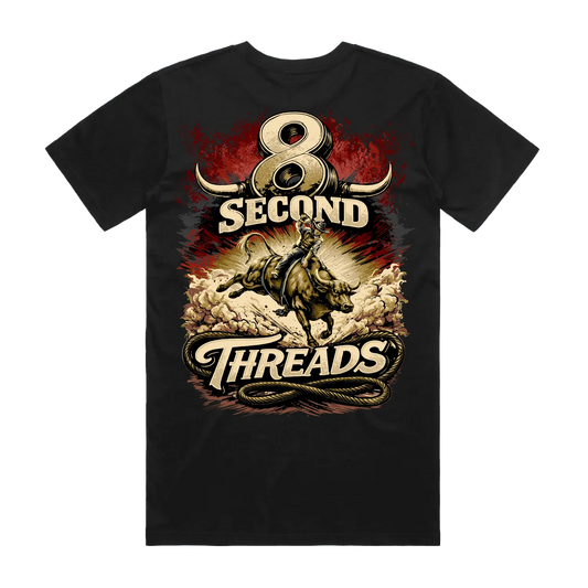 8 Second Threads Bucking Bull Mens Tee
