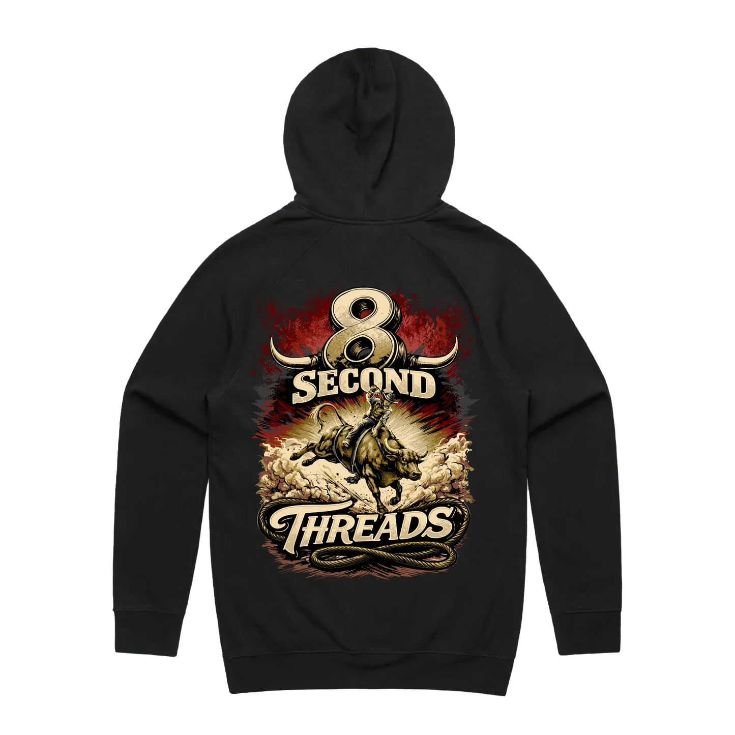 8 Second Threads Bucking Bull Hoodie