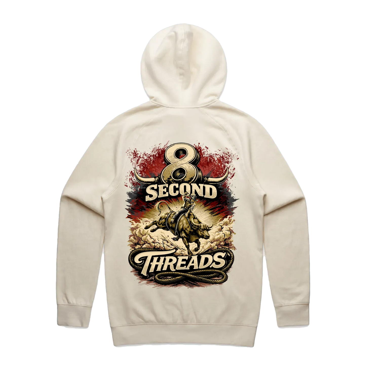 8 Second Threads Bucking Bull Hoodie