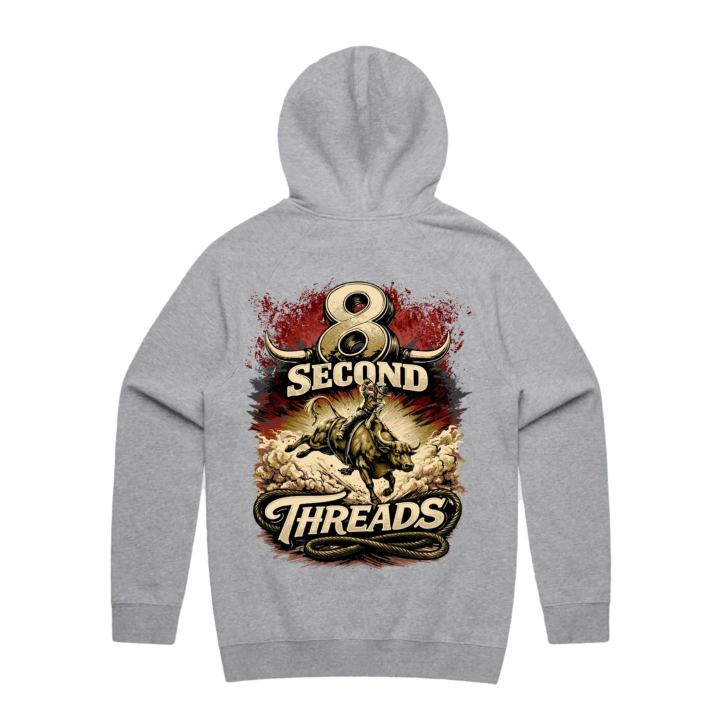 8 Second Threads Bucking Bull Hoodie