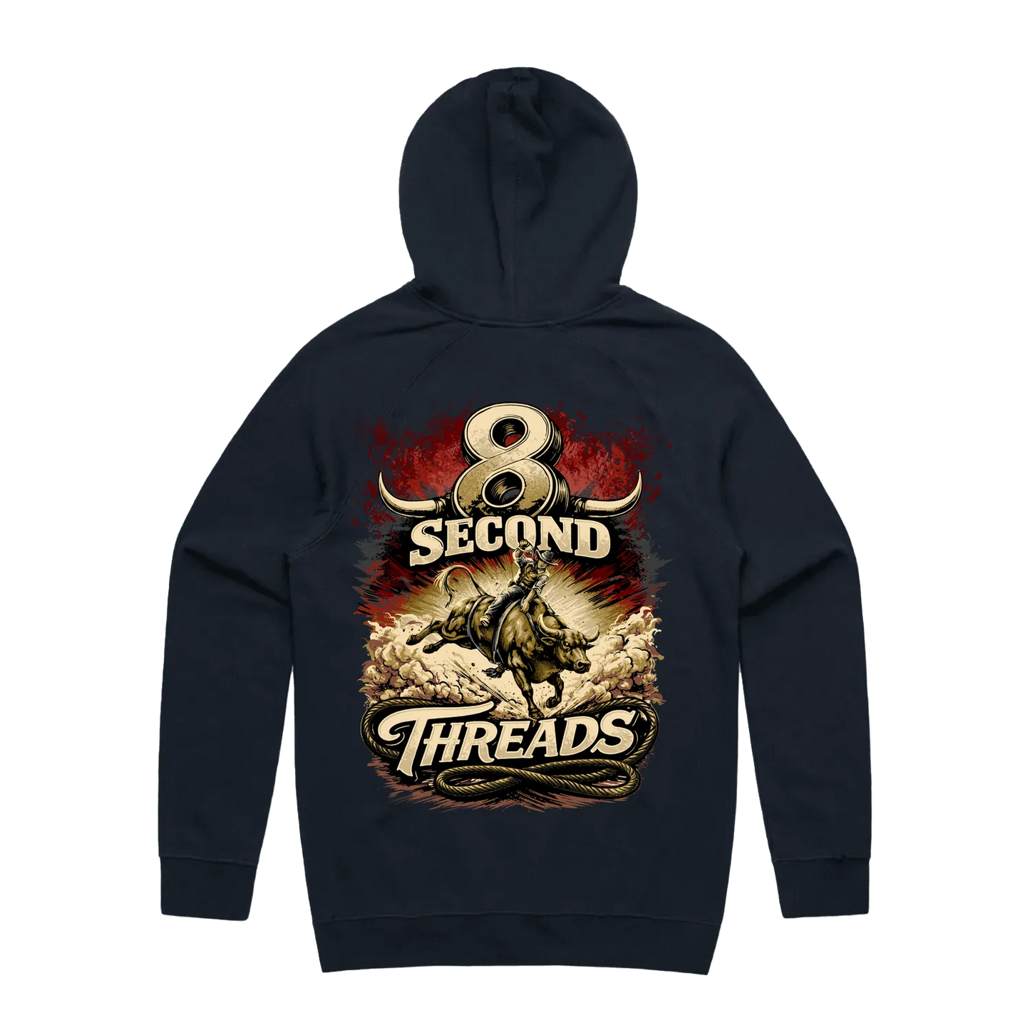 8 Second Threads Bucking Bull Hoodie