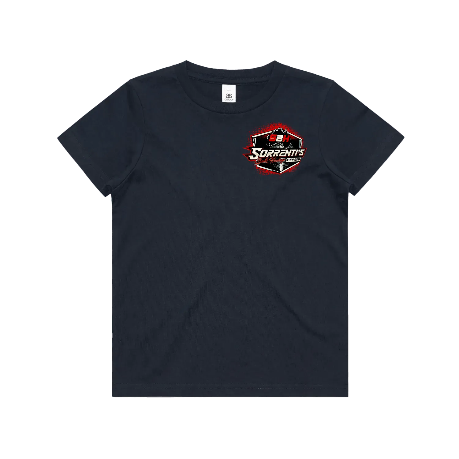 Navy front flat lay