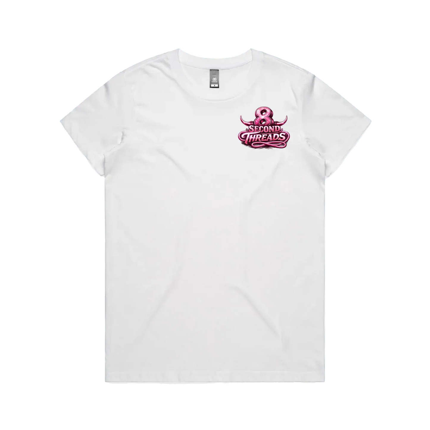 White front flat lay