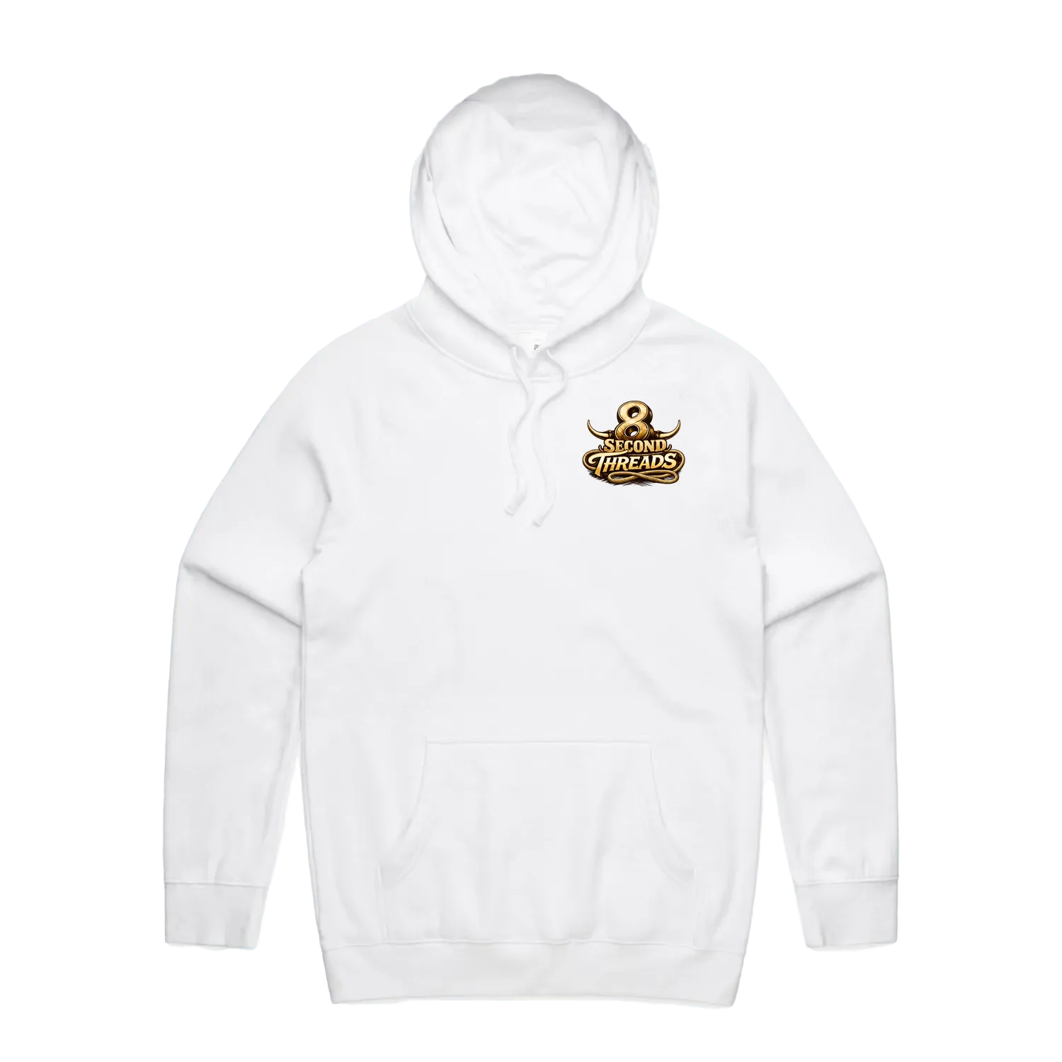 White front flat lay