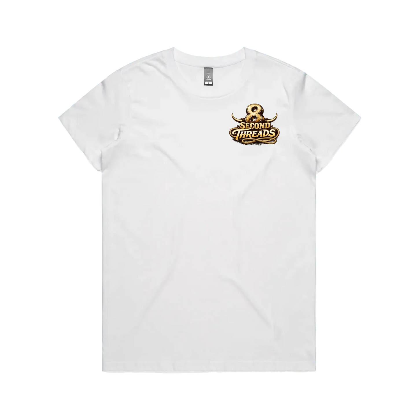White front flat lay