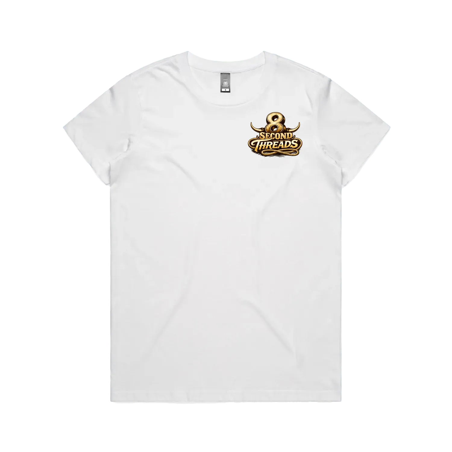 White front flat lay